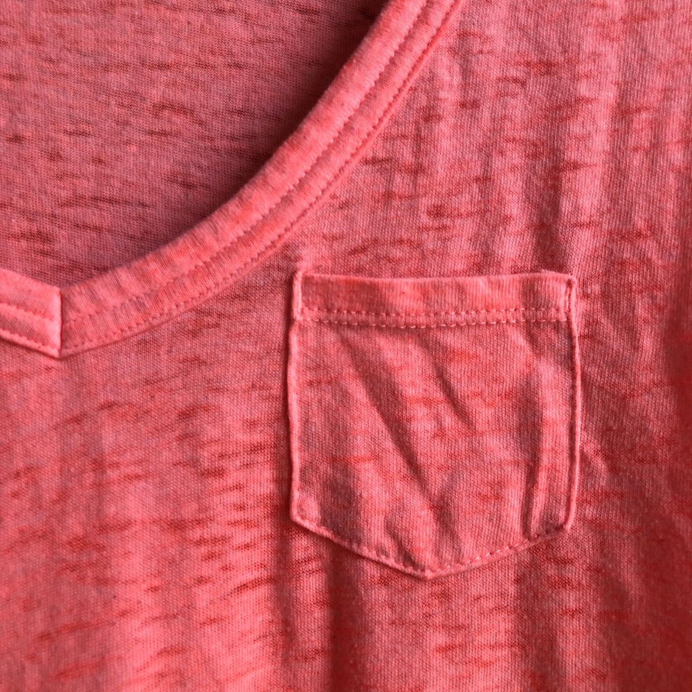 NWOT Burnout Pocket Tee - Picture 5 of 8